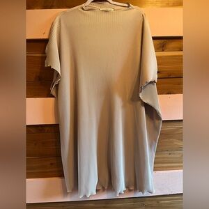 DAVI & DANI Ribbed Cream Dress